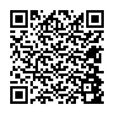 QR Code สำหรับหมายเลขโทรศัพท์ +12604842373