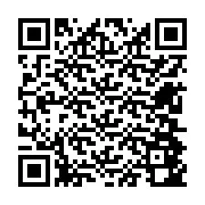 QR-koodi puhelinnumerolle +12604842377