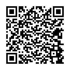 QR Code สำหรับหมายเลขโทรศัพท์ +12604846033