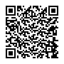 Codice QR per il numero di telefono +12604846204