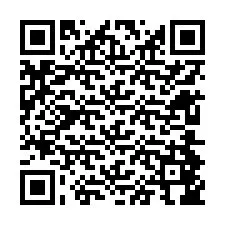 QR Code สำหรับหมายเลขโทรศัพท์ +12604846284