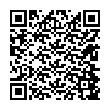 QR-код для номера телефона +12604847261