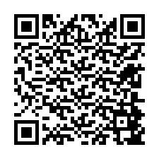 QR код за телефонен номер +12604847459