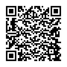 Código QR para número de teléfono +12604847635