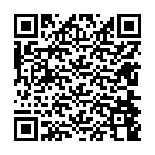 QR Code สำหรับหมายเลขโทรศัพท์ +12604848302