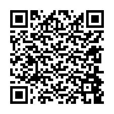 QR-koodi puhelinnumerolle +12604849358