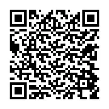 QR Code สำหรับหมายเลขโทรศัพท์ +12604858229