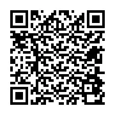 Kode QR untuk nomor Telepon +12604870347