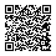 QR-Code für Telefonnummer +12604871203