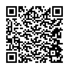 QR-Code für Telefonnummer +12604871775