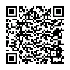 Kode QR untuk nomor Telepon +12604871943