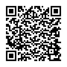 Codice QR per il numero di telefono +12604872288