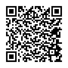 QR-code voor telefoonnummer +12604874153