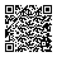 QR код за телефонен номер +12604877582