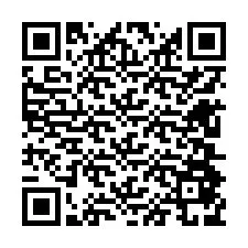 QR-code voor telefoonnummer +12604879376