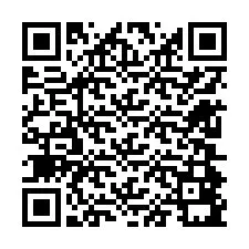 QR код за телефонен номер +12604891079