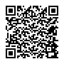 QR-код для номера телефона +12604892957