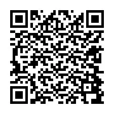 Código QR para número de teléfono +12604896238