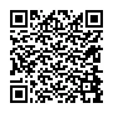 QR-code voor telefoonnummer +12604899081