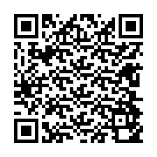 QR-код для номера телефона +12604950662