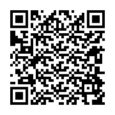 QR-code voor telefoonnummer +12604956650