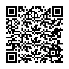 QR Code pour le numéro de téléphone +12604957646