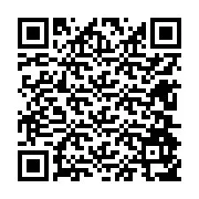 QR-код для номера телефона +12604957772