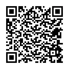 Código QR para número de teléfono +12604959947