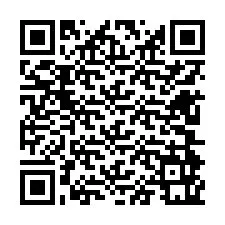 Kode QR untuk nomor Telepon +12604961436