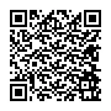 QR-код для номера телефона +12604961726