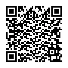 Codice QR per il numero di telefono +12604963422