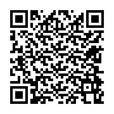 Código QR para número de telefone +12604968469