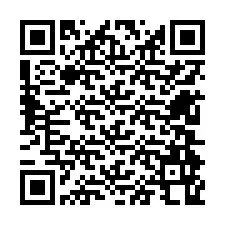 Codice QR per il numero di telefono +12604968577