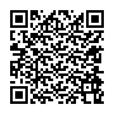 Codice QR per il numero di telefono +12604968988