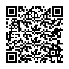 QR-Code für Telefonnummer +12604969206