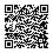 QR Code สำหรับหมายเลขโทรศัพท์ +12604969596