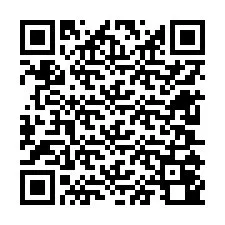 QR-code voor telefoonnummer +12605040078