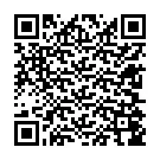 Codice QR per il numero di telefono +12605046238