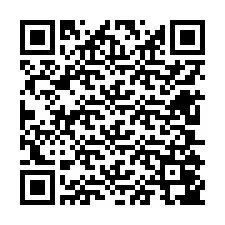 Kode QR untuk nomor Telepon +12605047266