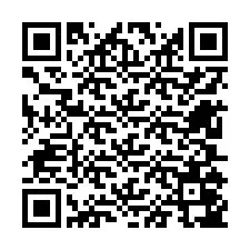 QR-code voor telefoonnummer +12605047567