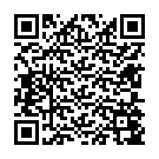 QR kód a telefonszámhoz +12605047606