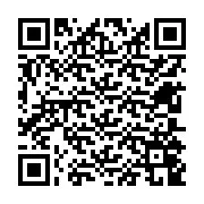 QR-koodi puhelinnumerolle +12605049643