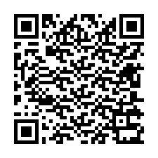 Código QR para número de teléfono +12605331846