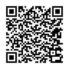 Codice QR per il numero di telefono +12605332875