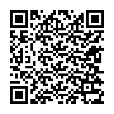 Código QR para número de teléfono +12605335274