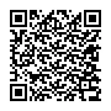 QR-Code für Telefonnummer +12605336378