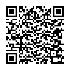 Kode QR untuk nomor Telepon +12605770376