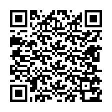 Codice QR per il numero di telefono +12605772476