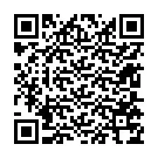 Codice QR per il numero di telefono +12605774745