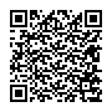 QR код за телефонен номер +12605777752